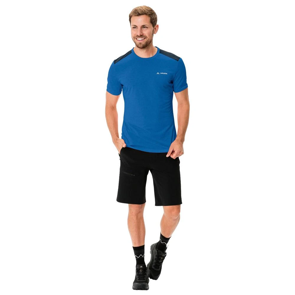 Tee-shirt De Rando Vaude Men's Scopi T-Shirt III Signal Blue 6 Tee-shirt De Rando Vaude Men's Scopi T-Shirt III Signal Blue – Image 6