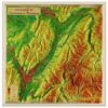 Carte 3D Geo Relief Le Massifs De La Chartreuse Et Belledonne