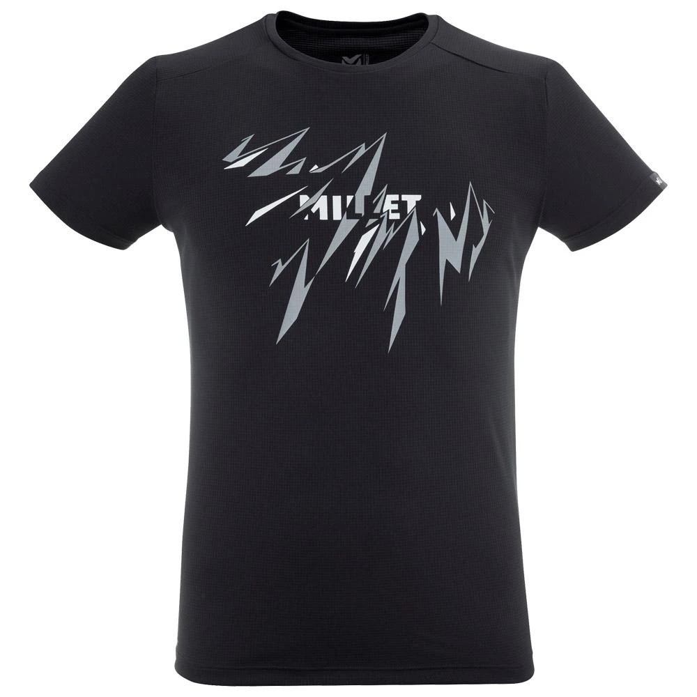 Tee-shirt De Rando Millet Rock Point S/S Black 1 Tee-shirt De Rando Millet Rock Point S/S Black