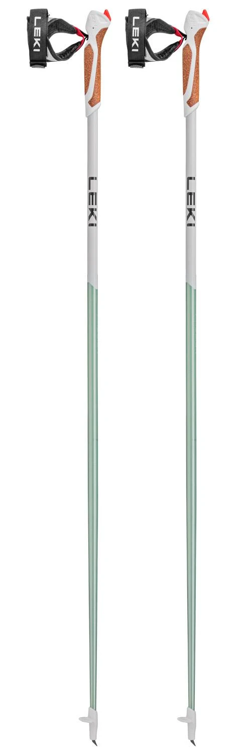 Bâton Leki Passion Smoke Green White Dark Anthracite 1 Bâton Leki Passion Smoke Green White Dark Anthracite