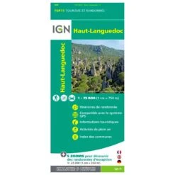 Carte IGN Haut-Languedoc