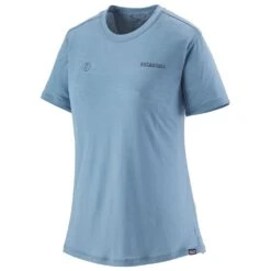 Tee-shirt De Rando Patagonia W's Cap Cool Merino Graphic Shirt Forge Mark Icons: Light Plume