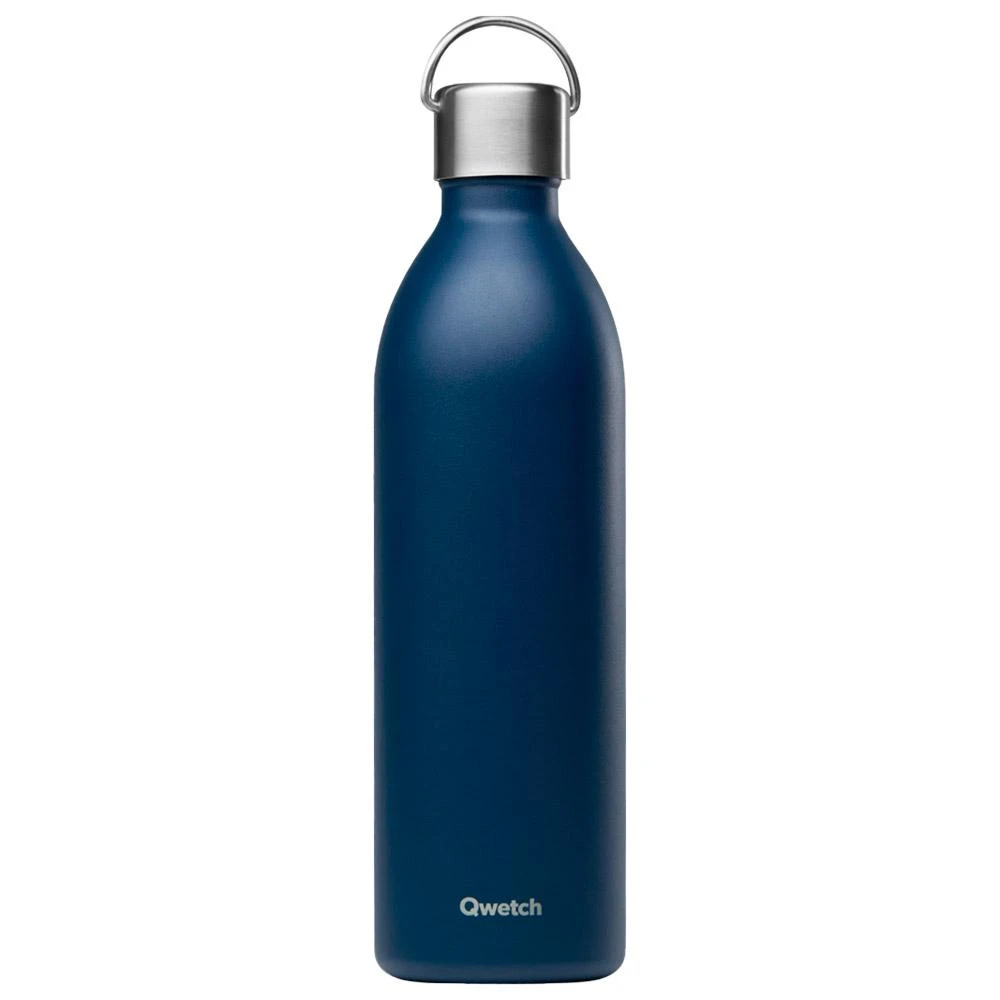 Gourde Qwetch Bouteille Isotherme Active 1L Bleu Marine 1 Gourde Qwetch Bouteille Isotherme Active 1L Bleu Marine