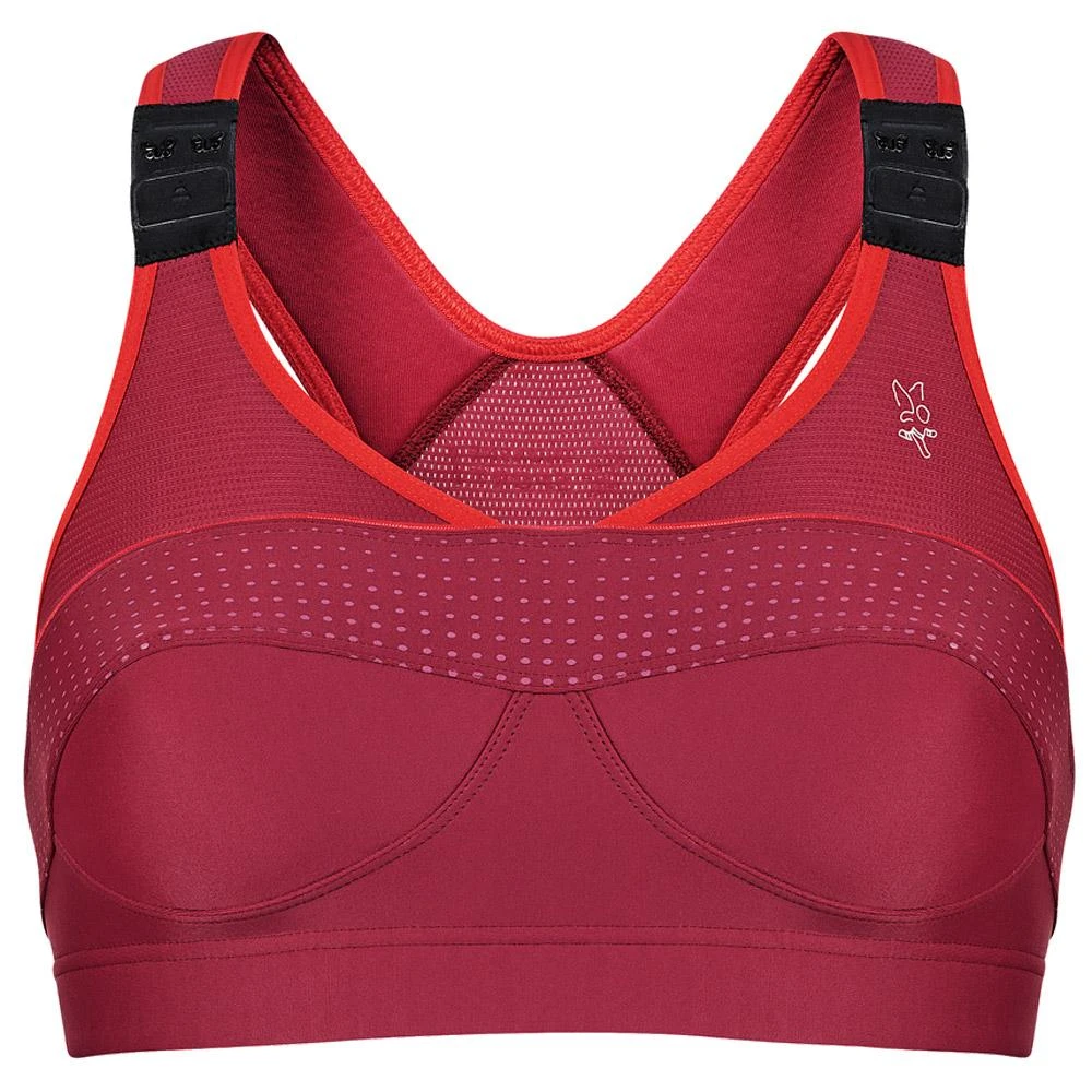 Brassière Thuasne Top' Strap X-Back Bordeaux Rouge 3 Brassière Thuasne Top' Strap X-Back Bordeaux Rouge – Image 3