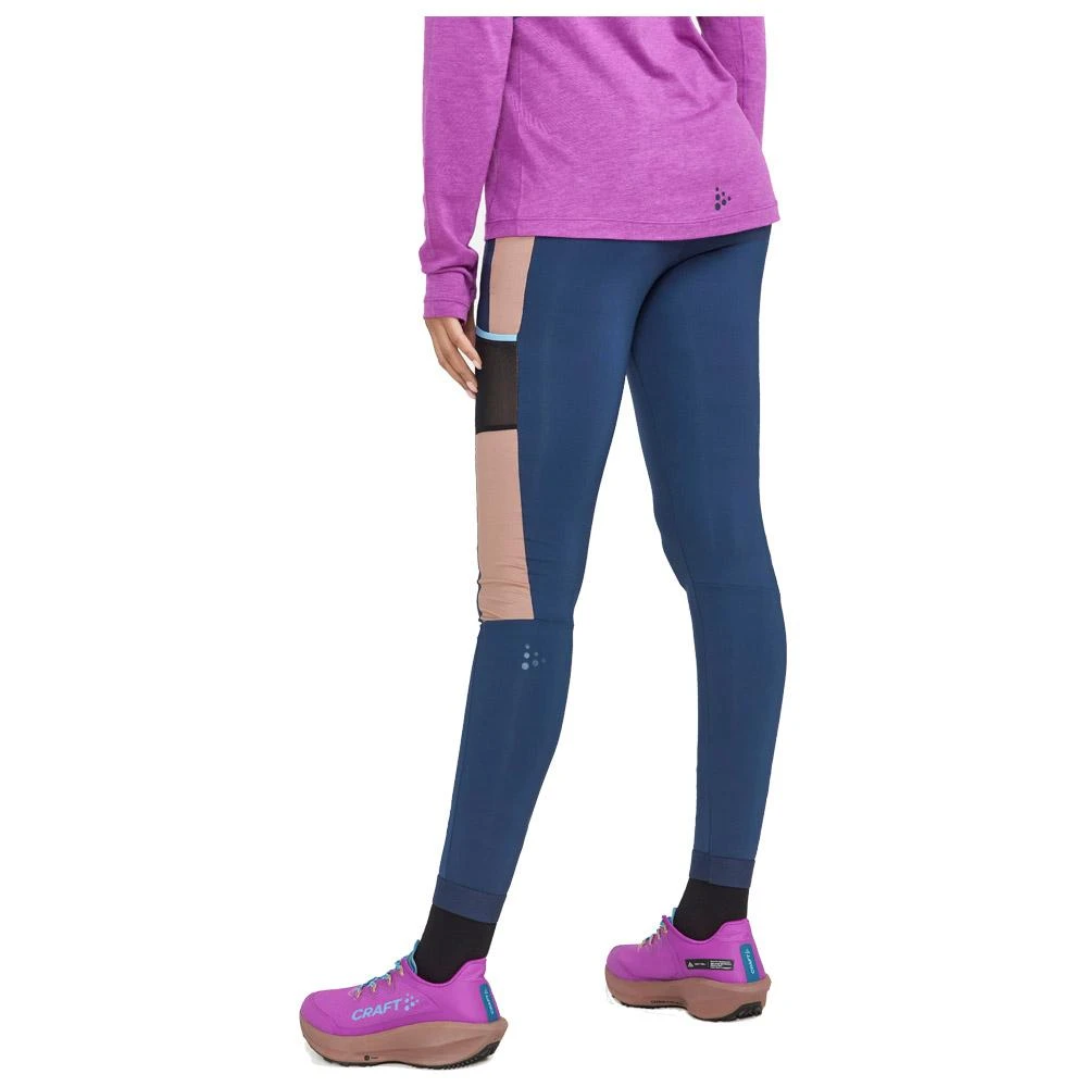 Collant De Trail Craft Pro Trail Tights Women Tide Sepia 2 Collant De Trail Craft Pro Trail Tights Women Tide Sepia – Image 2