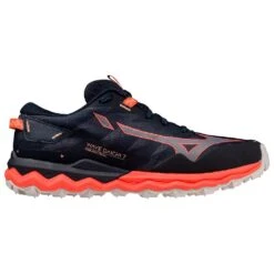 Chaussures De Trail Mizuno Wave Daichi 7 Women Night Sky Quicksilver Hot Coral