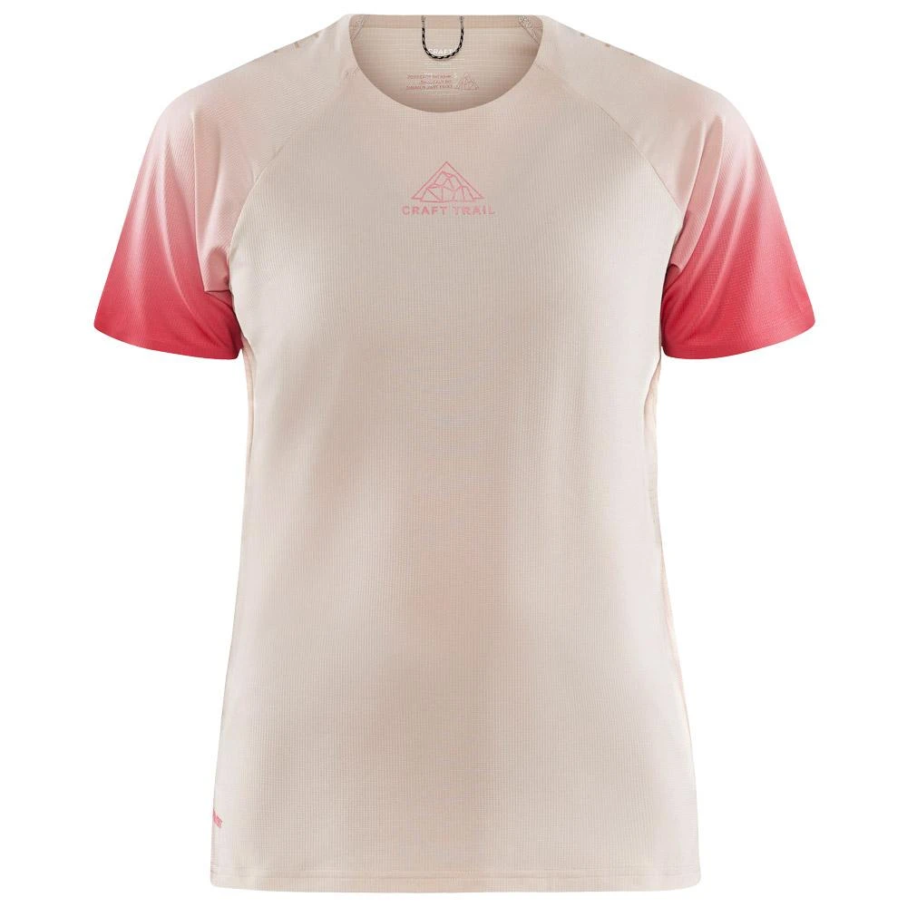 Tee-shirt De Trail Craft PRO Trail SS Tee W Ecru-Multi 1 Tee-shirt De Trail Craft PRO Trail SS Tee W Ecru-Multi