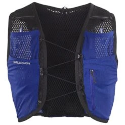 Gilet Trail Salomon Active Skin 8 Surf The Web Black