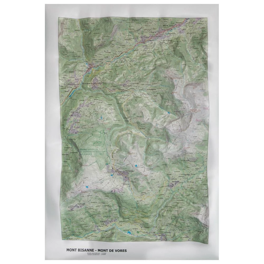 Carte 3D Deniveles Mont Bisanne & Mont De Vores (Summer) 1 Carte 3D Deniveles Mont Bisanne & Mont De Vores (Summer)