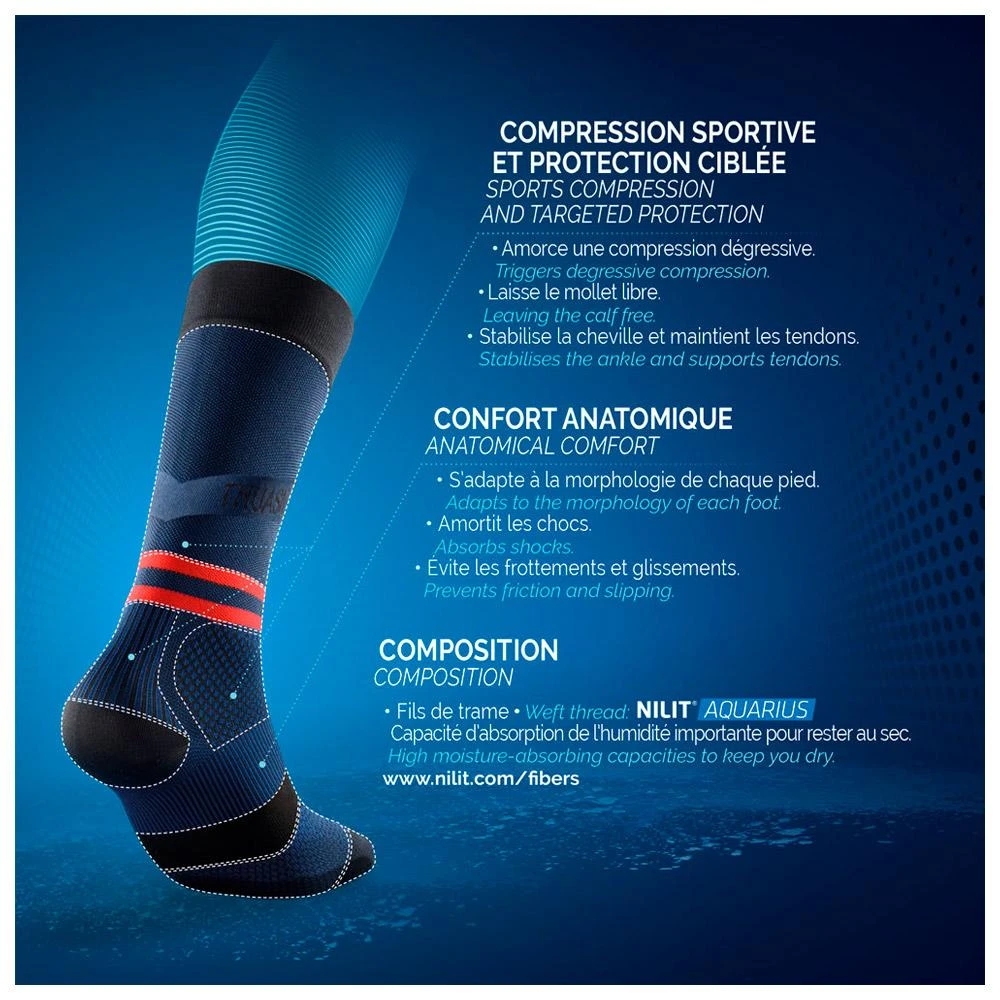Chaussettes De Compression Thuasne Mi-Mollet Up Activ 3 Chaussettes De Compression Thuasne Mi-Mollet Up Activ – Image 3