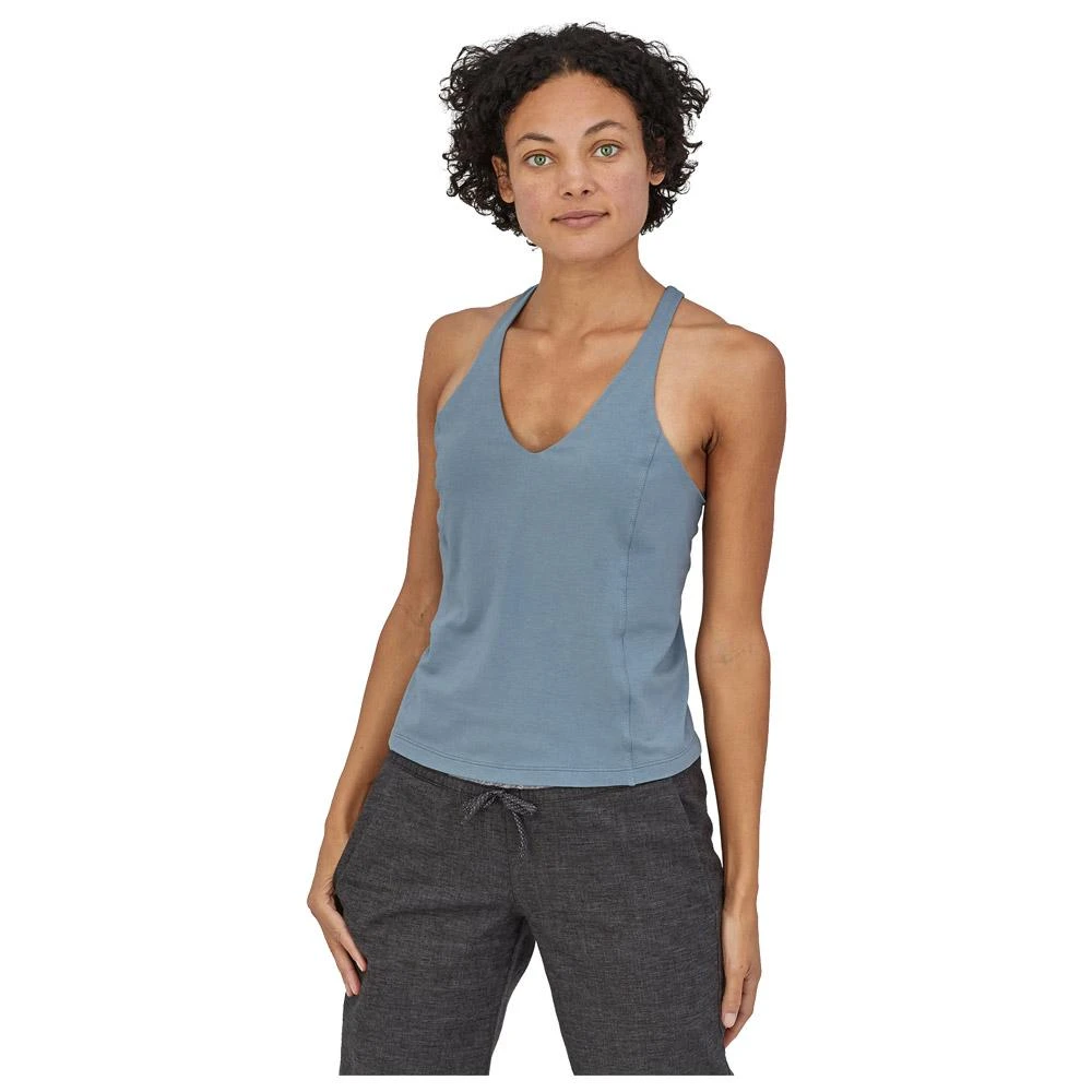 Tee-shirt D’escalade Patagonia W's Tadra Tank Light Plume Grey 3 Tee-shirt D’escalade Patagonia W's Tadra Tank Light Plume Grey – Image 3