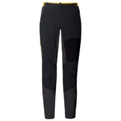Pantalon De Rando Vaude Men's Scopi Pants III Black Yellow