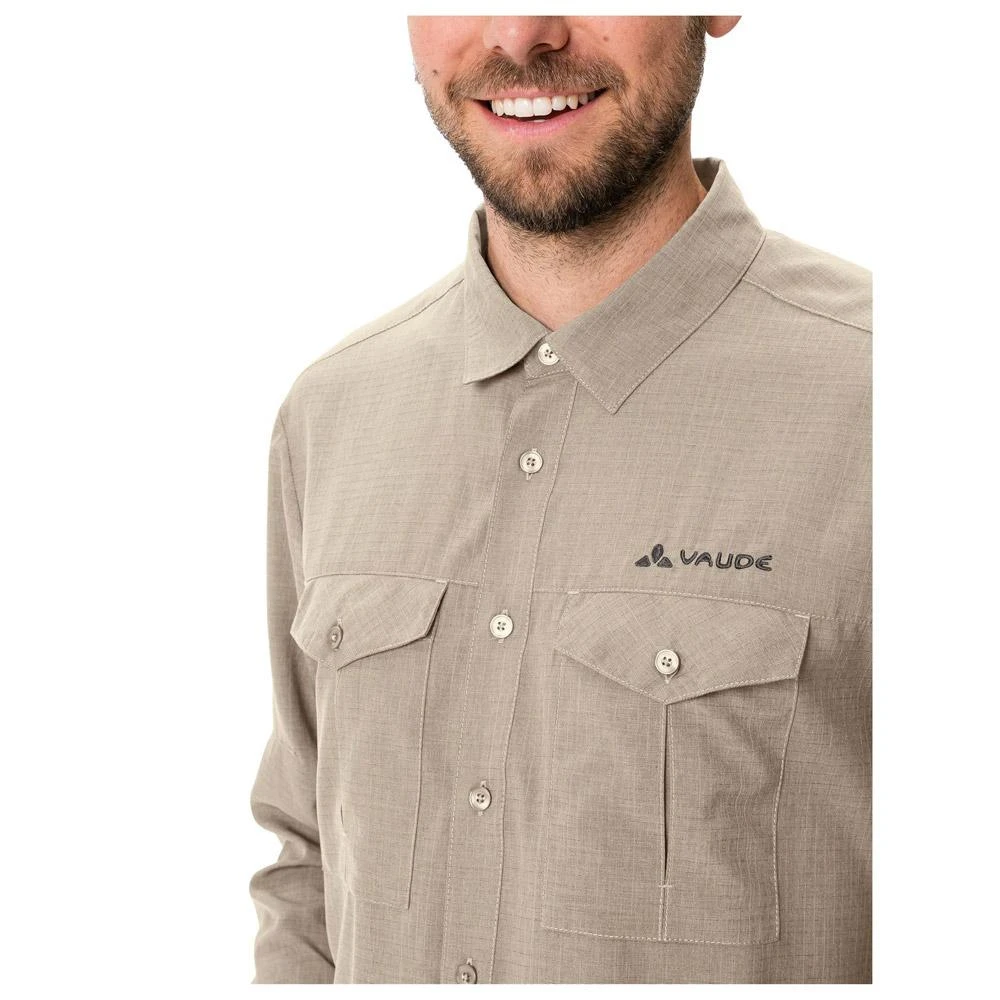 Chemise De Rando Vaude Men's Rosemoor L/S Shirt II Linen 2 Chemise De Rando Vaude Men's Rosemoor L/S Shirt II Linen – Image 2