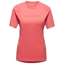 Tee-shirt De Rando Mammut Selun FL Logo W Salmon