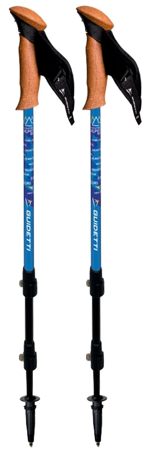 Bâton Guidetti Région Massif Des Alpes Bleu 1 Bâton Guidetti Région Massif Des Alpes Bleu