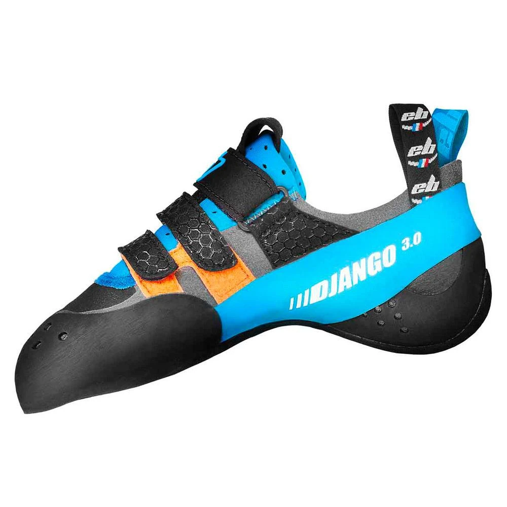 Chaussons D'escalade EB Django 3,0 Gris Bleu 2 Chaussons D'escalade EB Django 3,0 Gris Bleu – Image 2