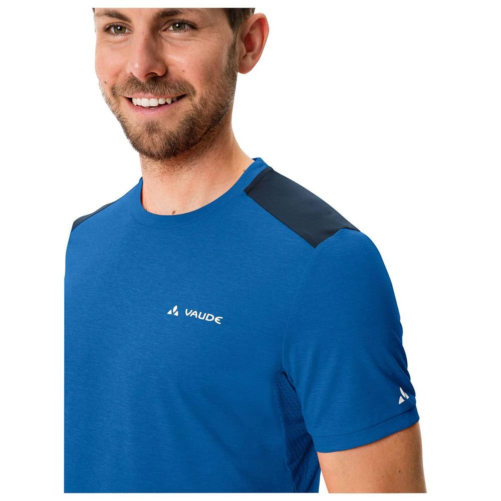 Tee-shirt De Rando Vaude Men's Scopi T-Shirt III Signal Blue 2 Tee-shirt De Rando Vaude Men's Scopi T-Shirt III Signal Blue – Image 2
