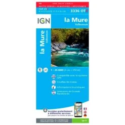 Carte IGN 3336OTR La Mure, Valbonnais - Résistante