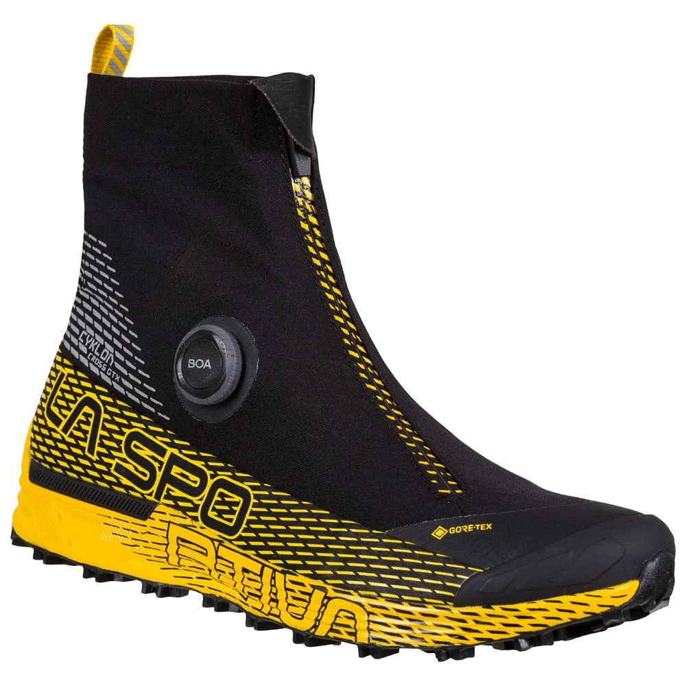 Chaussures De Trail La Sportiva Cyklon Cross Gtx Black Yellow 1 Chaussures De Trail La Sportiva Cyklon Cross Gtx Black Yellow
