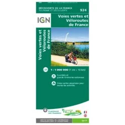 Carte IGN 924 Voies Vertes Et Veloroutes De France