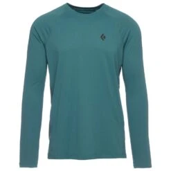 Tee-shirt D’escalade Black Diamond M Alpenglow L/S Crew Raging Sea