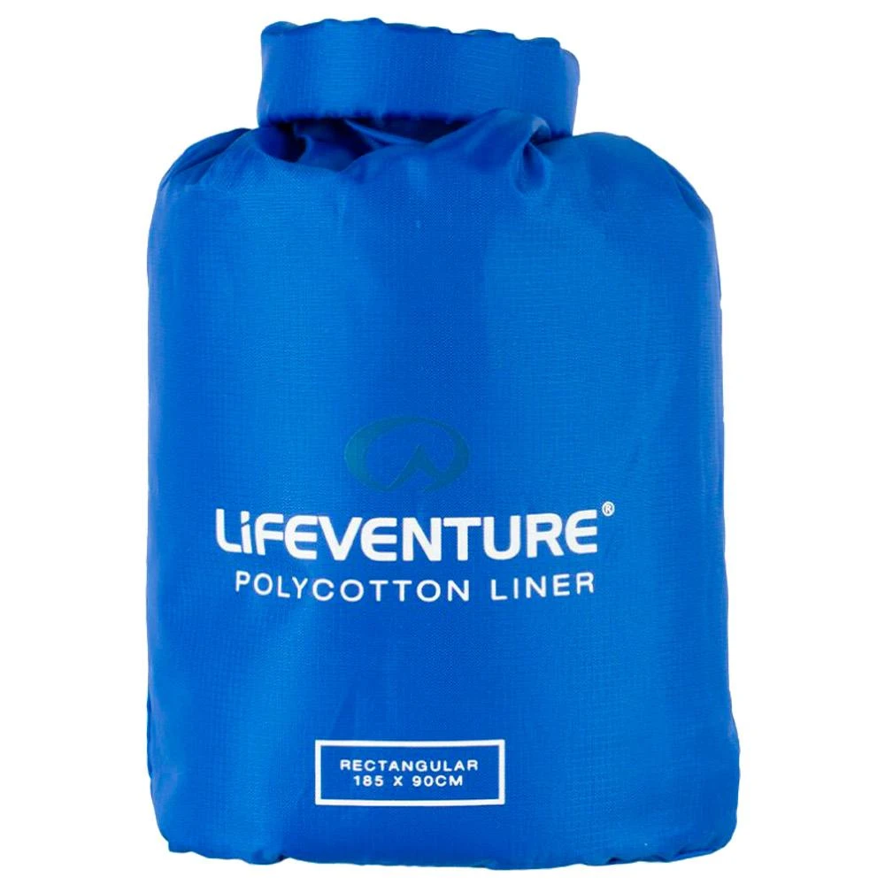 Drap De Sac Lifeventure Polycotton Sleeping Bag Liner Rectangular Navy Blue 2 Drap De Sac Lifeventure Polycotton Sleeping Bag Liner Rectangular Navy Blue – Image 2