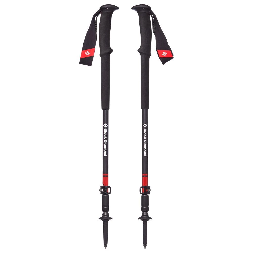 Bâton Black Diamond Trail Pro Trekking Poles 105-140 Cm Fire Red 3 Bâton Black Diamond Trail Pro Trekking Poles 105-140 Cm Fire Red – Image 3