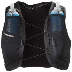 Gilet Trail Salomon Active Skin 4 With Flask Black Black