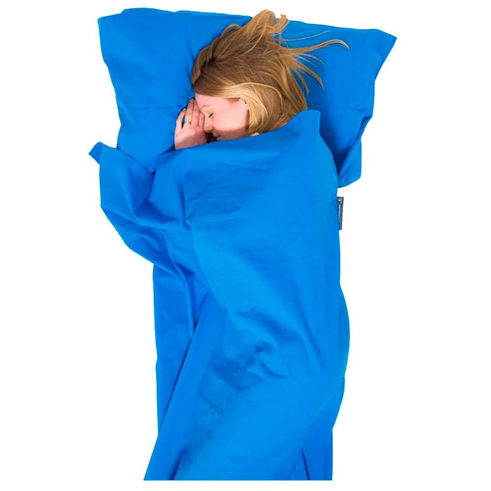 Drap De Sac Lifeventure Cotton Sleeping Bag Liner Rectangular Blue 1 Drap De Sac Lifeventure Cotton Sleeping Bag Liner Rectangular Blue