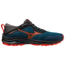 Chaussures De Trail Mizuno Wave Rider TT Blue Ashes Soleil Black Oyster