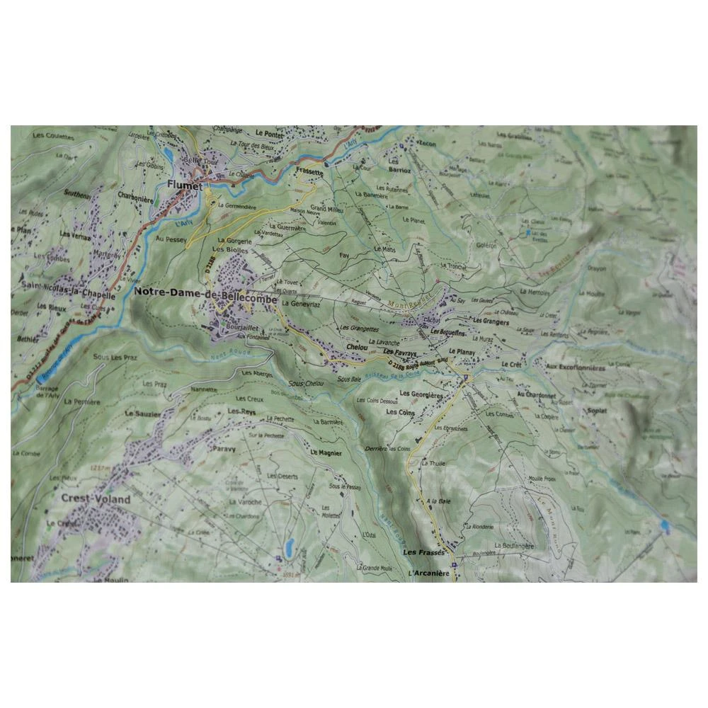 Carte 3D Deniveles Mont Bisanne & Mont De Vores (Summer) 2 Carte 3D Deniveles Mont Bisanne & Mont De Vores (Summer) – Image 2
