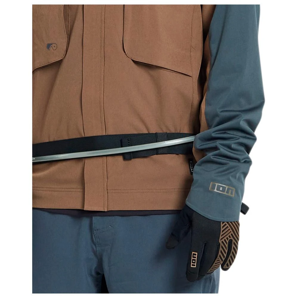 Veste VTT Ion Outerwear Shelter Jacket 3L Hybrid Unisex Mud Brown 3 Veste VTT Ion Outerwear Shelter Jacket 3L Hybrid Unisex Mud Brown – Image 3