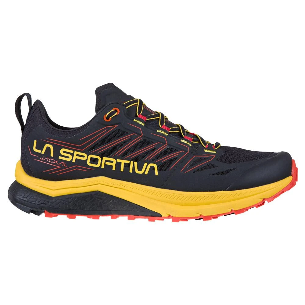 Chaussures De Trail La Sportiva Jackal Black Yellow 3 Chaussures De Trail La Sportiva Jackal Black Yellow – Image 3