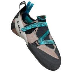 Chaussons D'escalade Scarpa Veloce Women's Light Gray Maldive