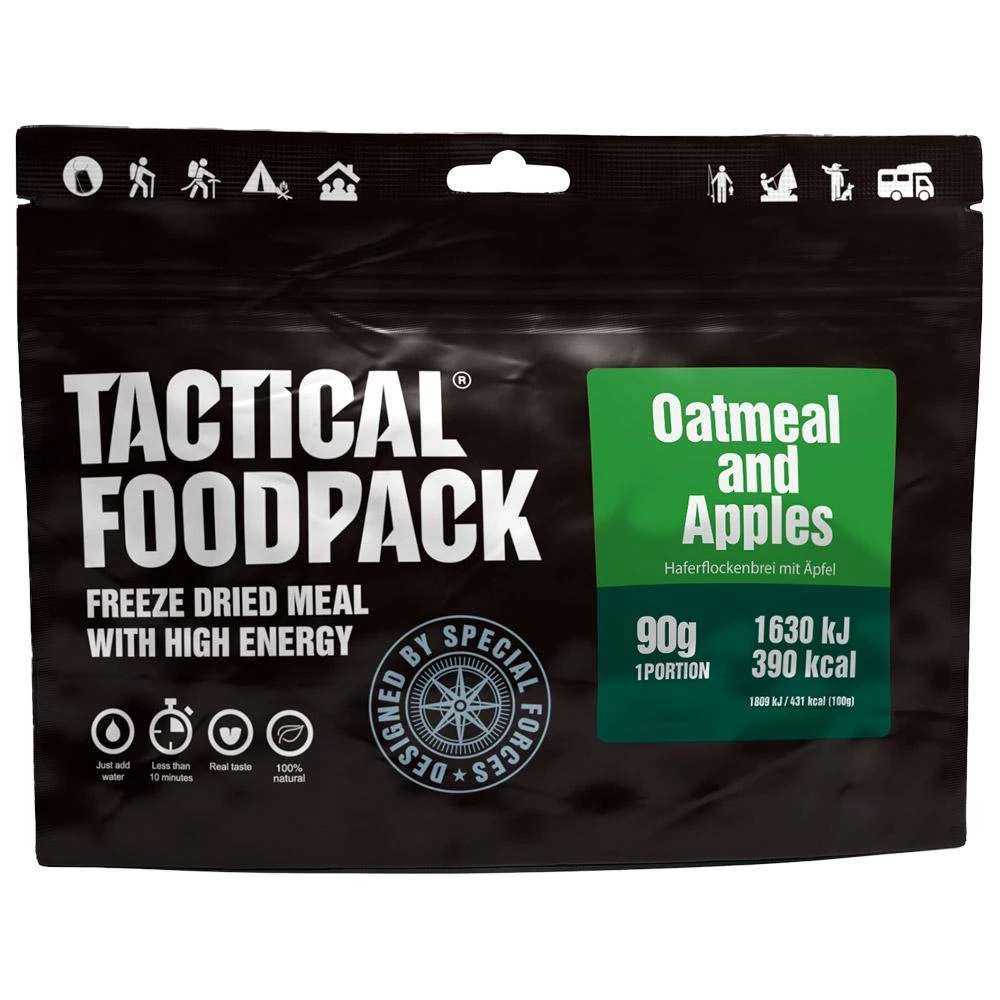 Repas Lyophilisé Tactical Foodpack Avoine Et Pommes 90g 1 Repas Lyophilisé Tactical Foodpack Avoine Et Pommes 90g