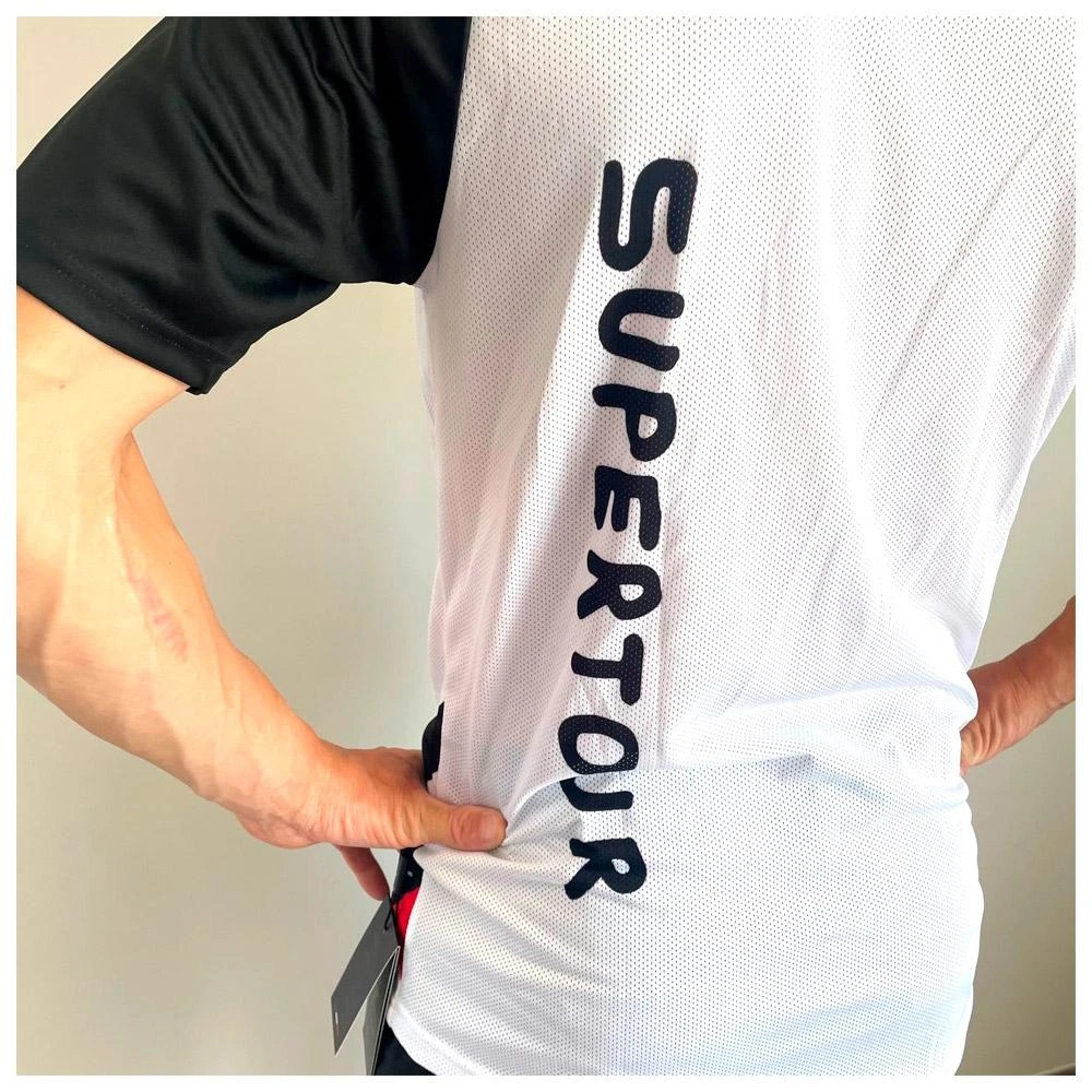 Maillot VTT Supertour Factory S/S White Black 3 Maillot VTT Supertour Factory S/S White Black – Image 3