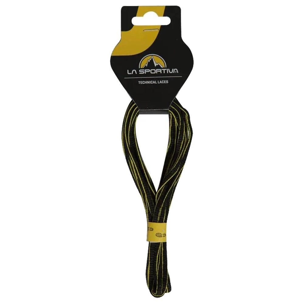Lacets La Sportiva Mountain Running Laces Black Yellow 1 Lacets La Sportiva Mountain Running Laces Black Yellow