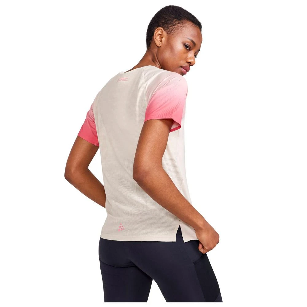 Tee-shirt De Trail Craft PRO Trail SS Tee W Ecru-Multi 2 Tee-shirt De Trail Craft PRO Trail SS Tee W Ecru-Multi – Image 2