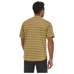 Maillot VTT Patagonia M's Cap Cool Trail Bike Henley Furrow Stripe : Moray Khaki -Camping Produits Boutique ecbb9c19cd62e4443a30b4846e8840de86cddf5a E22PATAVTT2207218 2