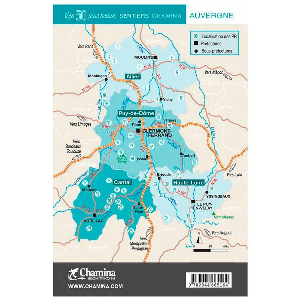 Guide Chamina Edition Auvergne - Les 50 Plus Beaux Sentiers 2 Guide Chamina Edition Auvergne - Les 50 Plus Beaux Sentiers – Image 2