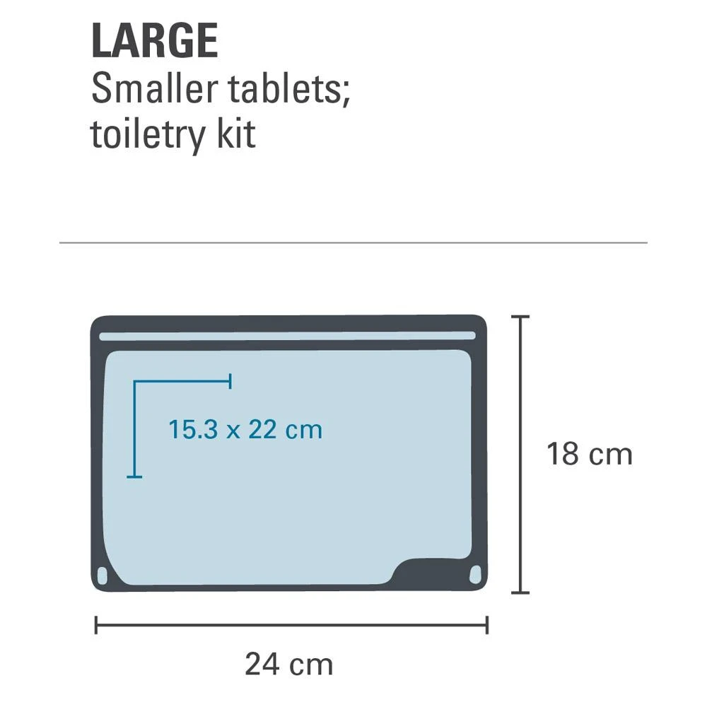 Pochette étanche Seal Line E-Case Large Heather Grey 2 Pochette étanche Seal Line E-Case Large Heather Grey – Image 2